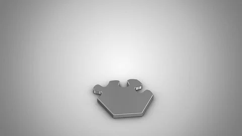 Puzzles are Falling Down Stock Footage 70097442