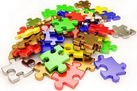 Puzzles Stock Illustration