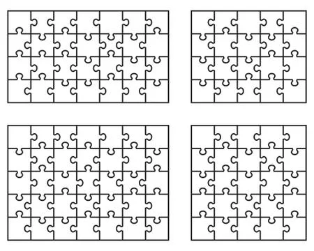 Puzzles Stock Illustration