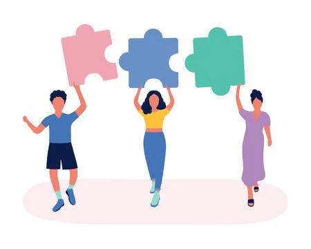 Puzzles Stock Illustration