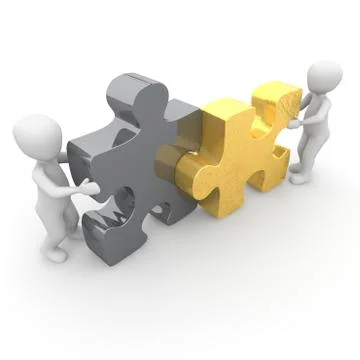 Puzzles push 7 Stock Illustration