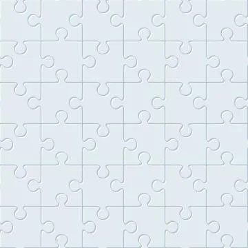 Puzzles. Seamless pattern Stock Illustration