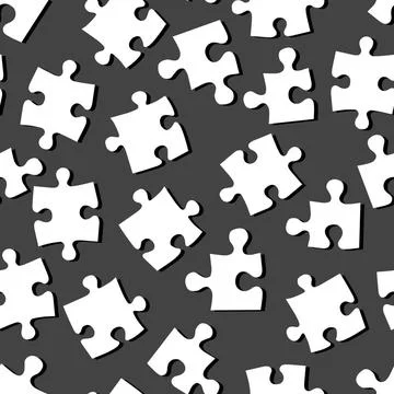Puzzlestücke graphical seamless design with puzzle pieces Copyright: xZoon.. Stock Photos