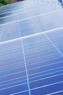 Pv photovoltaic solar panel array Stock Photos