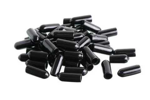 PVC end caps Stock Photos