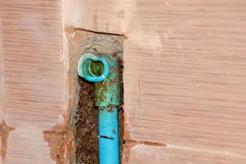 PVC pipe Stockfoto's