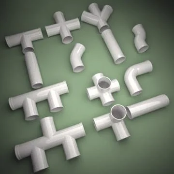 PVC Pipes Collection 3D Model