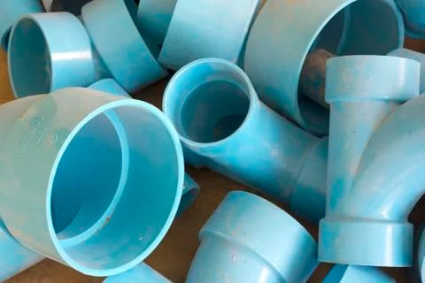 Pvc pipes Stock-Fotos