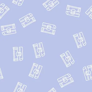 Pvc plastic line seamless pattern Stock Illustration