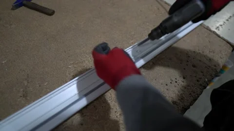 Pvc screw support sheet Video stock 150235016