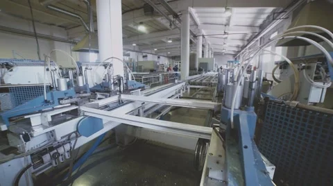 PVC window production technology. Welding of PVC profiles Stock-Footage 68889657