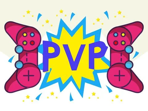Pvp Concept Illustration Stock Illustration
