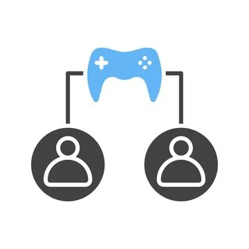 Pvp icon vector image. Illustrazione stock