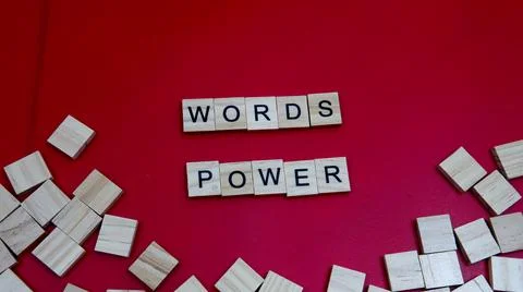 The pwer of Words Stock Photos