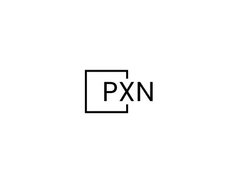 PXN letter initial logo design vector illustration Stock Illustration