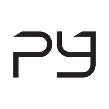Py initial letter vector logo icon Stock-Illustration