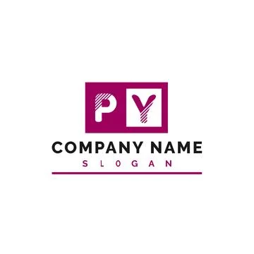 PY Logo Design. PY Letter Logo Vector Illustration - Vector Stock Illustration