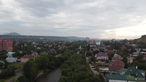 Pyatigorsk is a good flight general plan Stock Footage 231696360