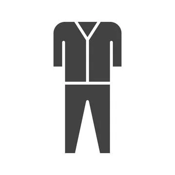 Pyjamas Suit icon vector image. Stock Illustration