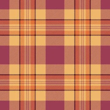 Pyjamas textile vector texture, duvet background check tartan. Christmas ca.. Stockillustratie