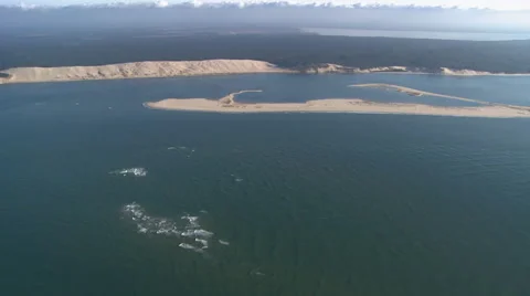 Pyla sand dune 스톡 동영상 51141778