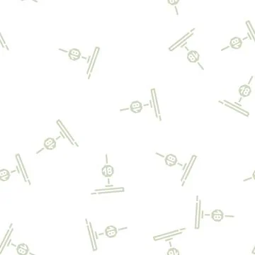 Pylon for striptease glyph vector seamless pattern Stock Illustration