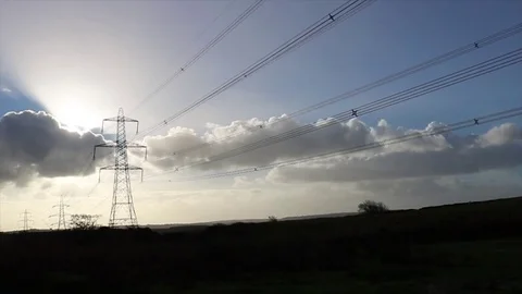 Pylons 1 Stockbeeldmateriaal 82800819