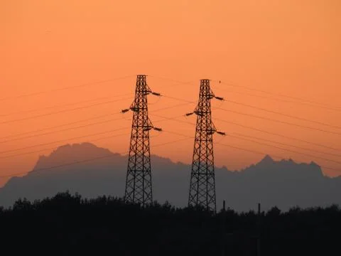 Pylons Stock Photos