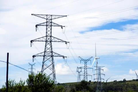 Pylons Stock Photos