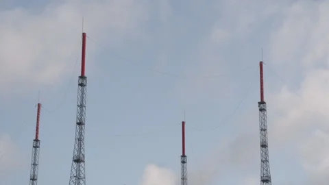Pylons in the sky Stock-Footage 104201980