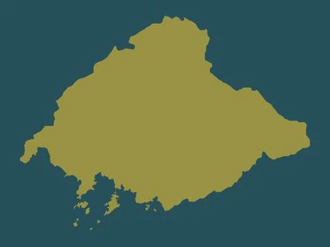 P'yongan-bukto, North Korea. Solid color shape 스톡 일러스트