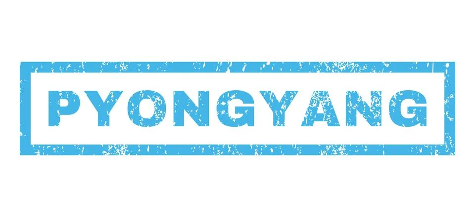 Pyongyang Rubber Stamp Stock Illustration