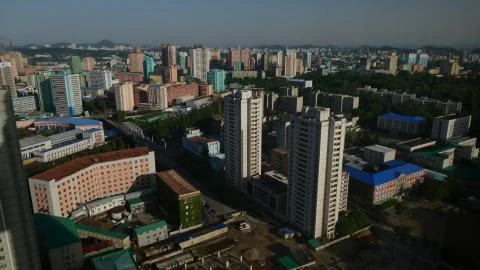 Pyongyang view Stock Photos