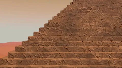 Pyramid Ascent Stock Footage 37270979