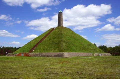 The Pyramid of Austerlitz, the Netherlands. Foto stock