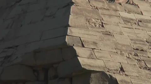 Pyramid, bent pyramid Video stock 7734358