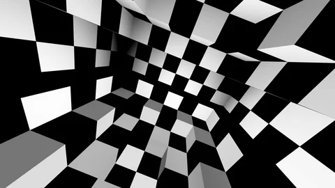 Pyramid Boxes Looping Animation Video stock 73319117