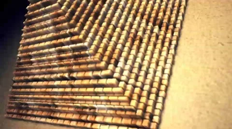 Pyramid Build-Up Logo Reveal After Effects stock