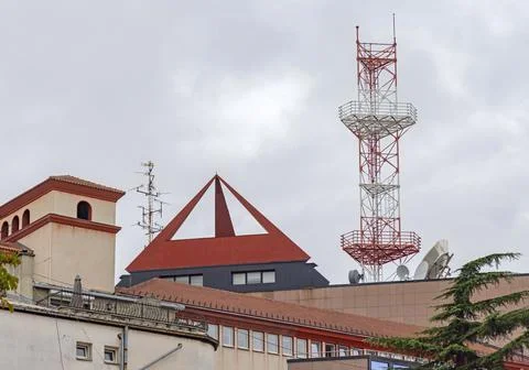 Pyramid Building Top Stock Photos