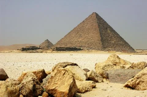 Pyramid in cairo egypt 스톡 사진