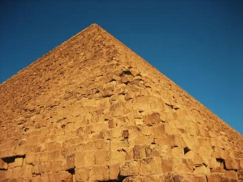 Pyramid in Cairo Stockfoto's