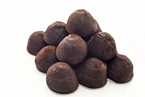 Pyramid of chocolate. Stock Photos