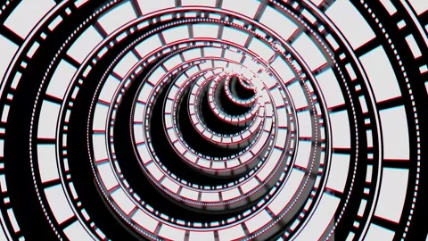 Pyramid of circles Stock Footage 269904755