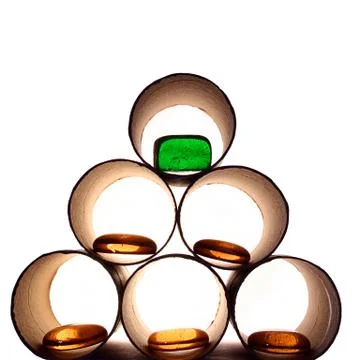 Pyramid - concept Stock Photos