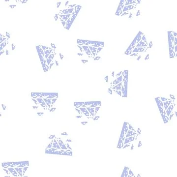 Pyramid construction glyph vector seamless pattern Stock Illustration
