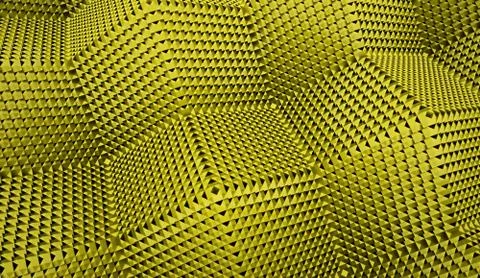 Pyramid cubes concept rendered Stock Illustration