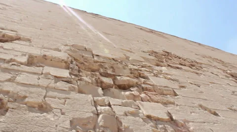 Pyramid of Dashur Egypt close up Stock Footage 38534660
