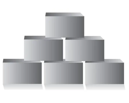 Pyramid diagram Stock Illustration