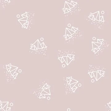 Pyramid egypt construction line seamless pattern Stock Illustration