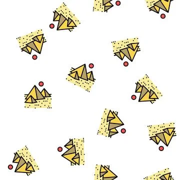 Pyramid egypt construction vector seamless pattern Stock Illustration